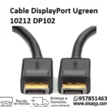 Cable displayport Ugreen 10212 DP102 1.2 macho a macho 4K 60HZ 3mts