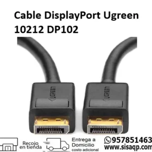Cable displayport Ugreen 10212 DP102 1.2 macho a macho 4K 60HZ 3mts
