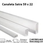 Canaleta Satra 59x22 Blanca 1301015922