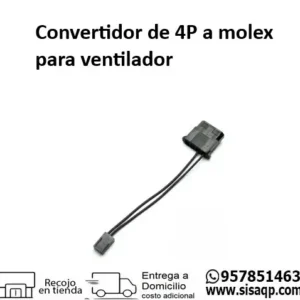 Convertidor de 4P a molex para ventilador