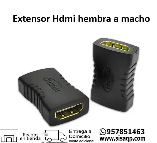 Extensor Hdmi hembra a macho