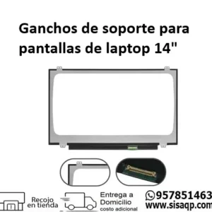 Ganchos de soporte para pantallas de laptop 14