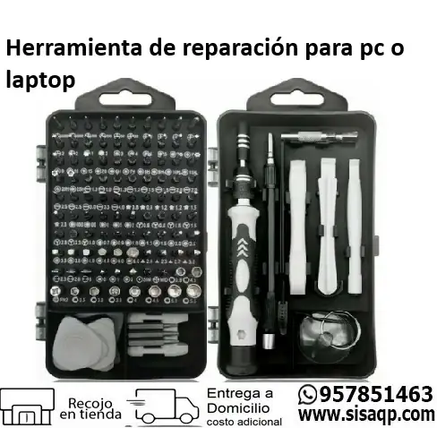 Herramienta de reparacion para pc o laptop 8 pcs