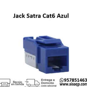 Jack Satra Cat6 Azul