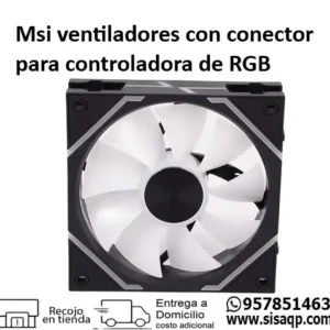 Msi ventiladores con conector para controladora de RGB