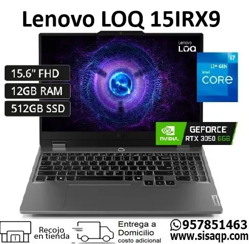 Notebook Lenovo LOQ 15IRX9