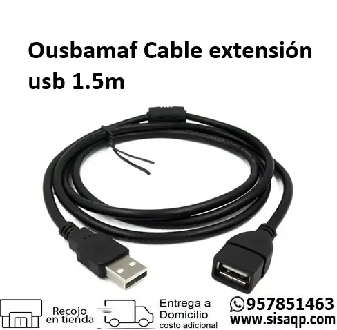 Ousbamaf Cable extension usb 1.5m