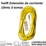 Swift Extension de corriente 10m 3tomas universales