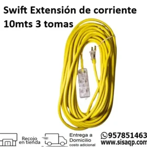 Swift Extension de corriente 10m 3tomas universales