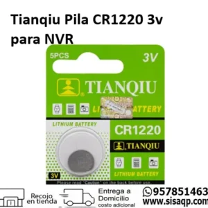 Tianqiu Pila Cr1220 3v para Nvr