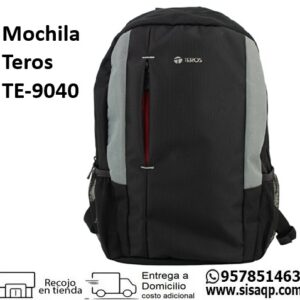 Mochila Teros TE-9040BS hasta 15.6" Negro/Gris