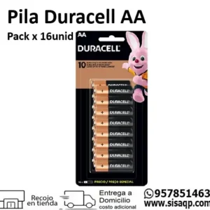 Pila Duracell AA Pack x 16