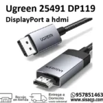 Ugreen 25491 DP119 Cable displayport a Hdmi 4K 3 mts