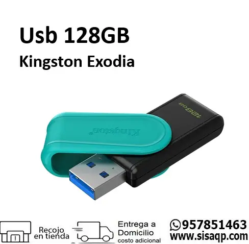 Memoria Kingston DTXS/128GB Exodia S Usb 3.2 128GB Verde