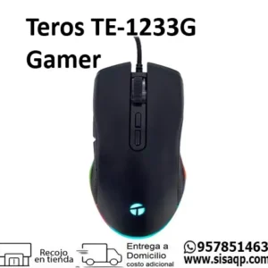 Mouse Teros TE-1233G Gamer DPI hasta 7200 RGB7 botones