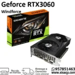 Tarjeta de video Gigabyte Geforce RTX 3060 Windforce OC 12G 12GB GDDR6 PCI-E 4.0 x16